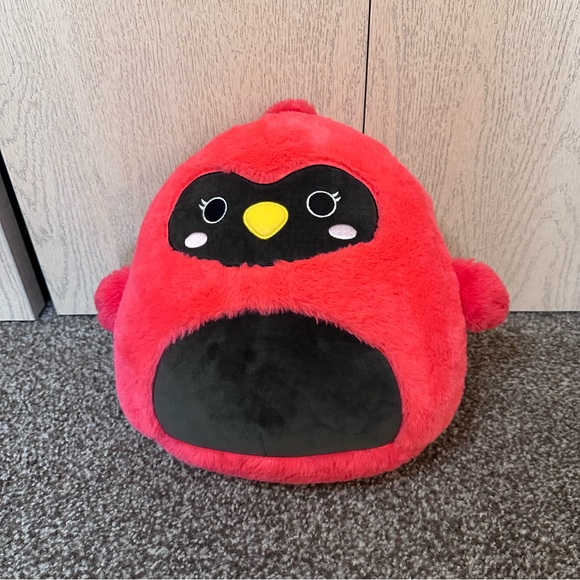 Fuzzamallow Squishmallow Cazlan The Cardinal Plush Doll - Picture 2 of 9
